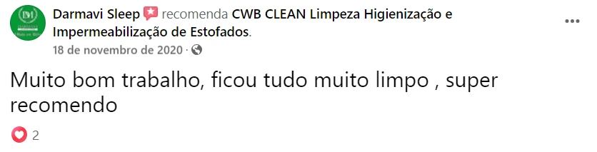 Avaliação do Cliente Darmavi