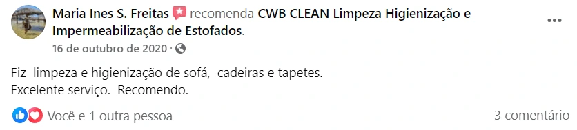 Avaliação da Cliente Maria