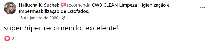 Avaliação da Cliente Haliucha